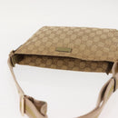 GUCCI GG Canvas Sherry Line Shoulder Bag Beige Gold 189749 001998 Auth yk19719-7