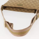 GUCCI GG Canvas Sherry Line Shoulder Bag Beige Gold 189749 001998 Auth yk19719-8