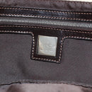 FENDI Zucca Canvas Mamma Baguette Shoulder Bag Beige Silver Auth yk19721V-23