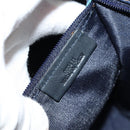 LOEWE Sender Shoulder Bag Leather Navy Silver Auth yk19723V-12