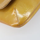 LOUIS VUITTON Monogram Vernis Thompson Street Bag Beige M91301 LV Auth yk19727-15