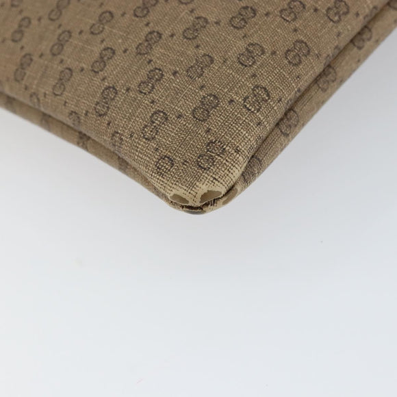 GUCCI Micro GG Supreme Web Sherry Line Tote Bag PVC Beige Auth yk19729