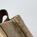 GUCCI Micro GG Supreme Web Sherry Line Tote Bag PVC Beige Auth yk19729-15