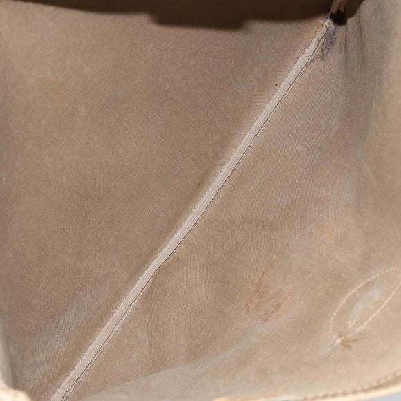 GUCCI Micro GG Supreme Web Sherry Line Tote Bag PVC Beige Auth yk19729