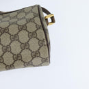 GUCCI GG Supreme Web Sherry Line Bag PVC Beige Gold 89 02 018 Auth yk19730-13