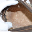 GUCCI GG Supreme Web Sherry Line Bag PVC Beige Gold 89 02 018 Auth yk19730-18