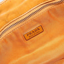 PRADA Shoulder Bag Nylon Orange Auth yk19732-19