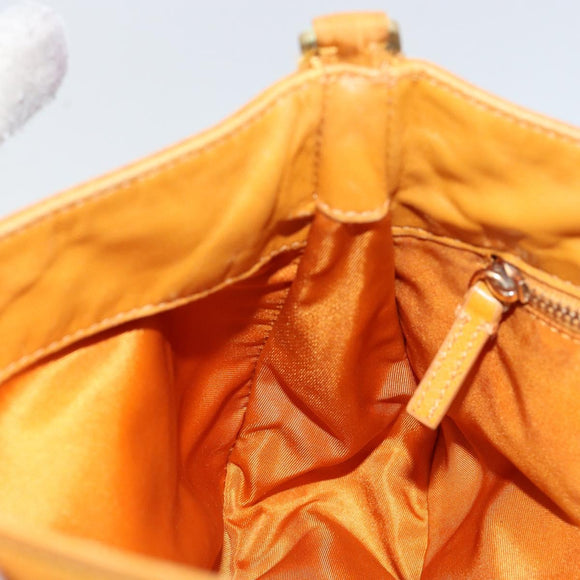 PRADA Shoulder Bag Nylon Orange Auth yk19732