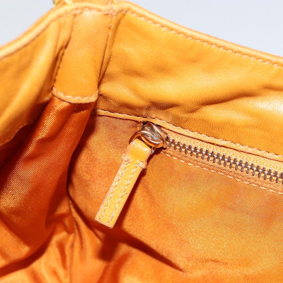 PRADA Shoulder Bag Nylon Orange Auth yk19732