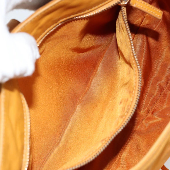PRADA Shoulder Bag Nylon Orange Auth yk19732