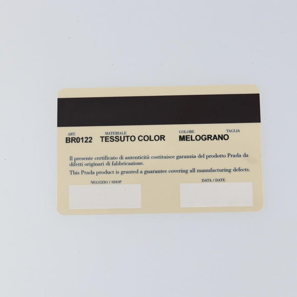 PRADA Shoulder Bag Nylon Orange Auth yk19732