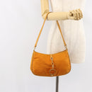 PRADA Shoulder Bag Nylon Orange Auth yk19732-24