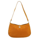 PRADA Shoulder Bag Nylon Orange Auth yk19732-2