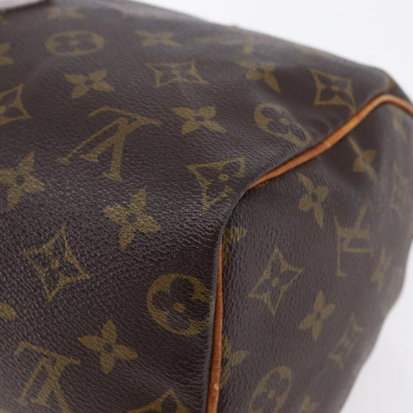 LOUIS VUITTON Monogram Speedy 25 Hand Bag M41528 LV Auth yk19734