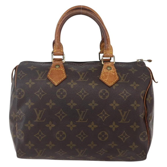 LOUIS VUITTON Monogram Speedy 25 Hand Bag M41528 LV Auth yk19734