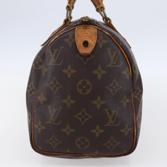 LOUIS VUITTON Monogram Speedy 25 Hand Bag M41528 LV Auth yk19734
