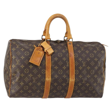 LOUIS VUITTON Monogram Keepall 45 Boston Bag M41428 LV Auth yk19735