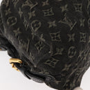 LOUIS VUITTON Monogram Denim Neo Cabby MM Bag 2way Black M95351 LV Auth yk19739-16