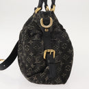LOUIS VUITTON Monogram Denim Neo Cabby MM Bag 2way Black M95351 LV Auth yk19739-4