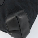 GUCCI GG Canvas Tote Bag Black 019 0402 Auth yk19746-15