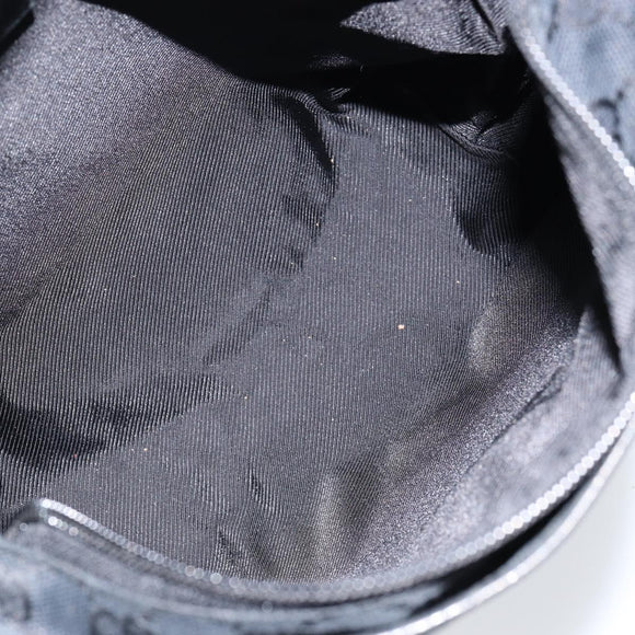 GUCCI GG Canvas Tote Bag Black 019 0402 Auth yk19746