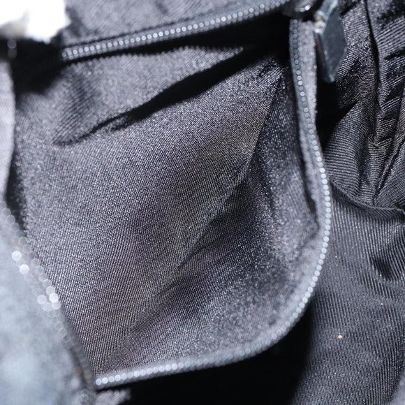 GUCCI GG Canvas Tote Bag Black 019 0402 Auth yk19746