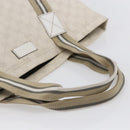 GUCCI GG Canvas Tote Bag White Beige 189669 Auth yk19750-7