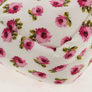 PRADA Floral Hand Bag Nylon 2way White Pink Silver 1BA359 Auth yk19751M-17