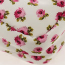 PRADA Floral Hand Bag Nylon 2way White Pink Silver 1BA359 Auth yk19751M-19