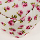 PRADA Floral Hand Bag Nylon 2way White Pink Silver 1BA359 Auth yk19751M-20