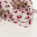 PRADA Floral Hand Bag Nylon 2way White Pink Silver 1BA359 Auth yk19751M-8