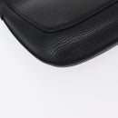 LOEWE Accessory Pouch Leather Black Silver Auth yk19756-16