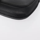 LOEWE Accessory Pouch Leather Black Silver Auth yk19756-17