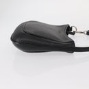 LOEWE Accessory Pouch Leather Black Silver Auth yk19756-3