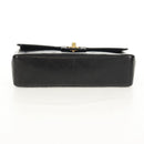 CHANEL Matelasse Chain Hand Bag Lamb Skin Black Gold CC Auth yk19760V-10