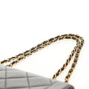CHANEL Matelasse Chain Hand Bag Lamb Skin Black Gold CC Auth yk19760V-8