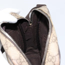 GUCCI GG Supreme Shoulder Bag PVC Beige Silver 122754 Auth yk19762-19