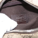 GUCCI GG Supreme Shoulder Bag PVC Beige Silver 122754 Auth yk19762-12