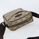 GUCCI GG Supreme Shoulder Bag PVC Beige Silver 122754 Auth yk19762-6