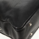 SAINT LAURENT Shoulder Bag Leather Black Silver 227747 Auth yk19763V-12