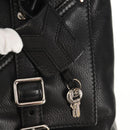SAINT LAURENT Shoulder Bag Leather Black Silver 227747 Auth yk19763V-15