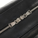 SAINT LAURENT Shoulder Bag Leather Black Silver 227747 Auth yk19763V-16