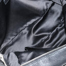 SAINT LAURENT Shoulder Bag Leather Black Silver 227747 Auth yk19763V-18