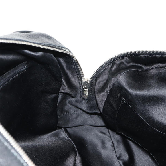 SAINT LAURENT Shoulder Bag Leather Black Silver 227747 Auth yk19763V