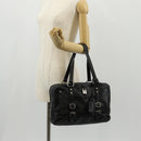 SAINT LAURENT Shoulder Bag Leather Black Silver 227747 Auth yk19763V-25