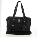 SAINT LAURENT Shoulder Bag Leather Black Silver 227747 Auth yk19763V-26