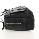SAINT LAURENT Shoulder Bag Leather Black Silver 227747 Auth yk19763V-4
