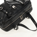 SAINT LAURENT Shoulder Bag Leather Black Silver 227747 Auth yk19763V-6