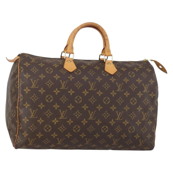 LOUIS VUITTON Monogram Speedy 40 Hand Bag M41522 LV Auth yk19765A
