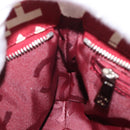 CHANEL Bycy Pouch Canvas Red CC Auth yk19768-20